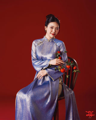 Bộ sưu tập áo dài Diệu Quang, ánh sáng rực rỡ của văn hóa truyền thống Việt, thiết kế La Hằng Design