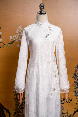 Hoa Thuỷ Tinh & Khoác Ánh Mai - Áo Dài La Hằng Design