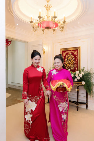 Mẫu Đơn Mắt Phượng - Áo Dài La Hằng Design