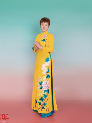 Áo dài Phù Dung Hai Cúc 1