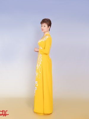 Áo dài Phượng Lửa 2